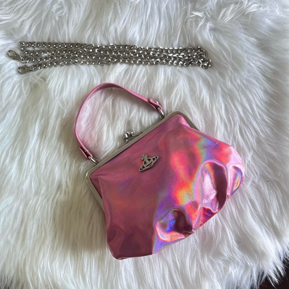 Pink Granny Frame Purse